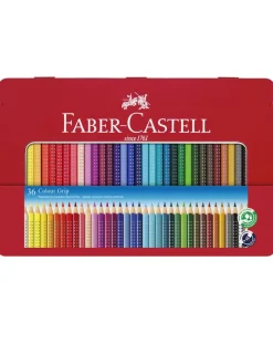 Faber-Castell Colour Grip 36 Colour Pencil Tin