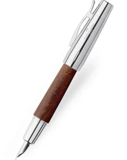 Faber-Castell Emotion Brown Wood Fountain Pen