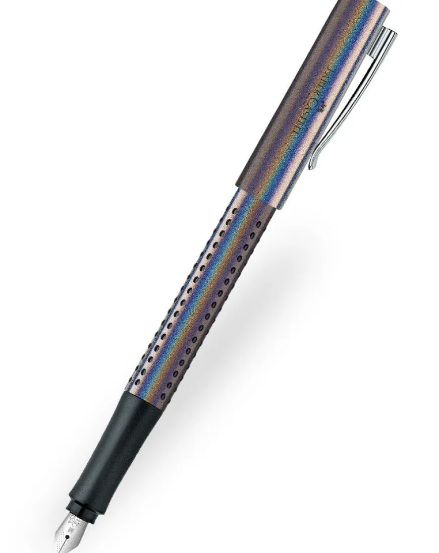 Faber-Castell Grip Edition Glam Silver Fountain Pen