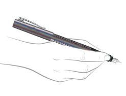Faber-Castell Grip Edition Glam Silver Fountain Pen