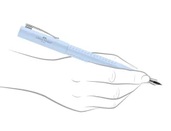 Faber-Castell Grip 2010 Sky Blue Ballpoint & Fountain Pen Gift Set