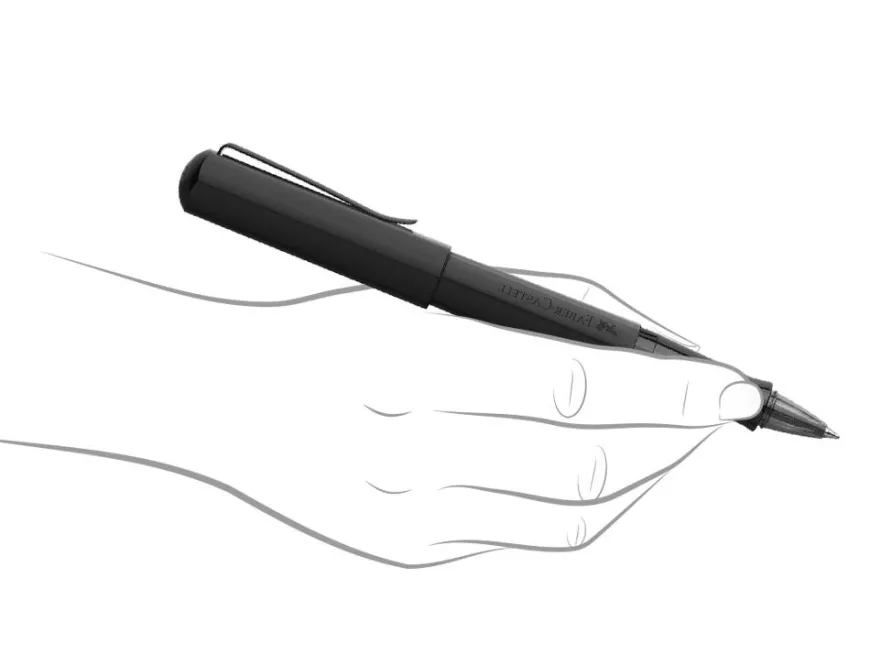 Faber-Castell Hexo Matt Black Rollerball Pen