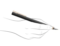 Faber-Castell Neo Slim Black Rose Gold Trim Fountain Pen