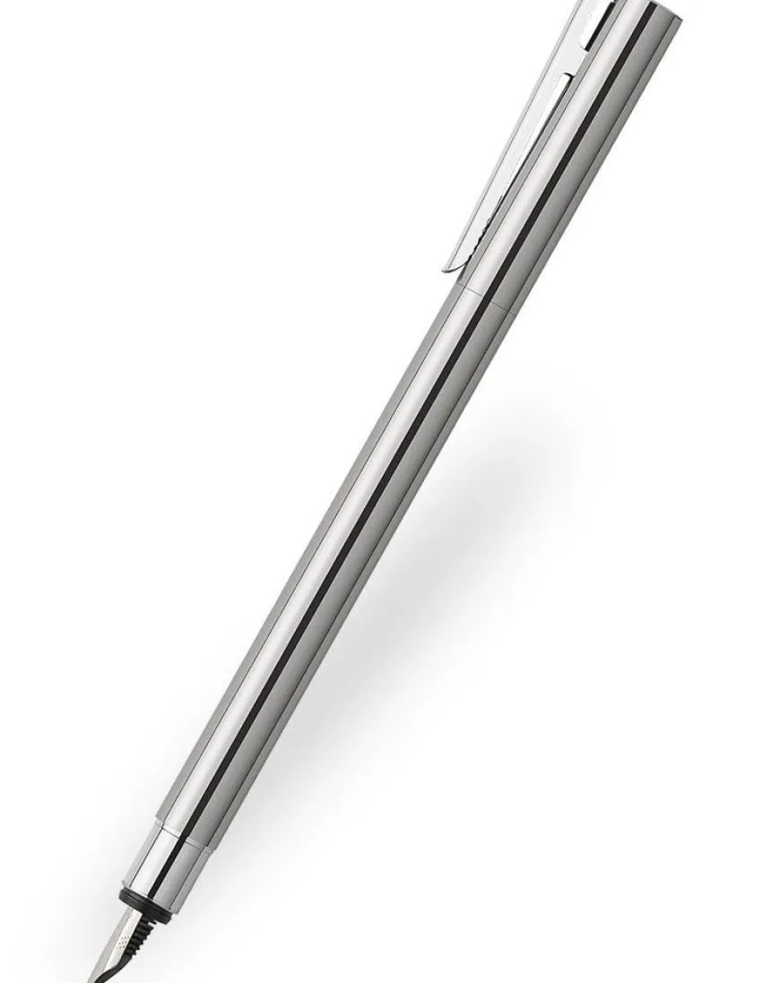Faber-Castell Neo Slim Polished Steel Fountain Pen