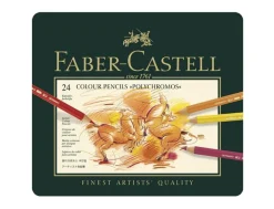 Faber-Castell 24 Polychromos Artists Colour Pencil Tin