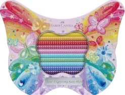 Faber-Castell Sparkle Butterfly 20 Colour Pencil Gift Set