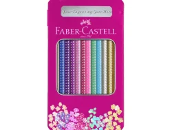 Faber-Castell Sparkle 12 Colour Pencil Tin