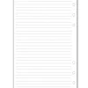 Filofax A5 Refill - White Ruled Notepaper