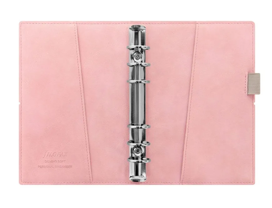 Filofax Domino Soft Personal Organiser - Pale Pink