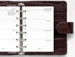 Filofax Pocket Diary Refill - Week on Two Pages 2026