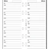 Filofax Pocket Refill - Name/address/telephone number
