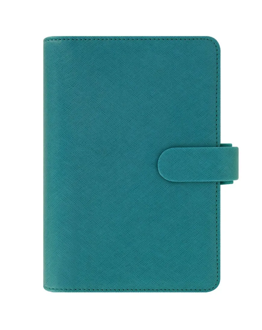 Filofax Saffiano Personal Organiser - Aquamarine