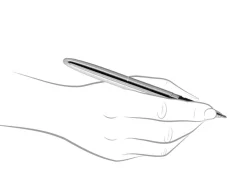 Fisher Space Capacitive Ballpoint Pen with Stylus Grip - Chrome