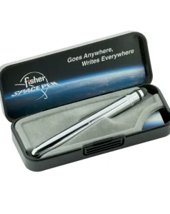Fisher Space Capacitive Ballpoint Pen with Stylus Grip - Chrome