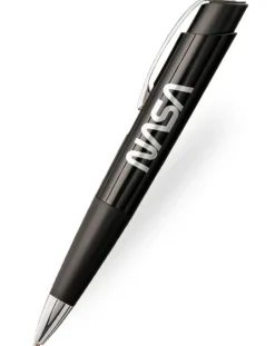 Fisher Space Eclipse Black with Silver NASA logo Ballpoint Pen