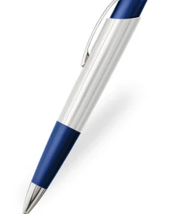 Fisher Space Eclipse White & Blue Ballpoint Pen