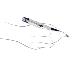 Fisher Space Eclipse White & Blue Ballpoint Pen