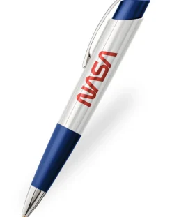 Fisher Space Eclipse White & Blue with NASA logo Ballpoint Pen