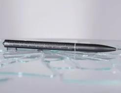 Fisher Space Measure Twice Tactical Bolt-Action Pen with Glass Breaker Tip