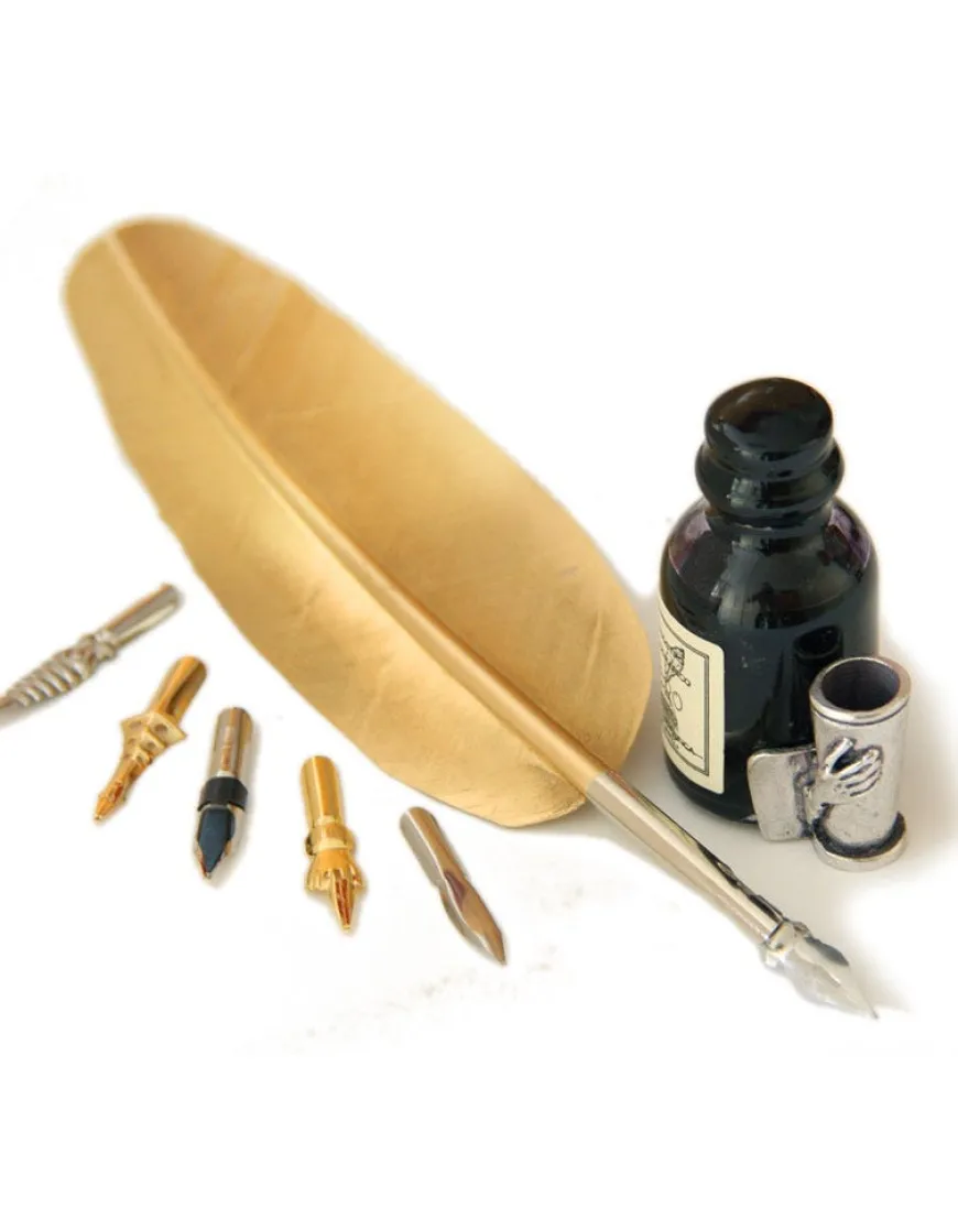 Gold Calligraphy Set