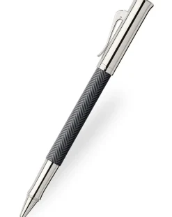 Graf von Faber-Castell Guilloche Black Cisele Rollerball Pen