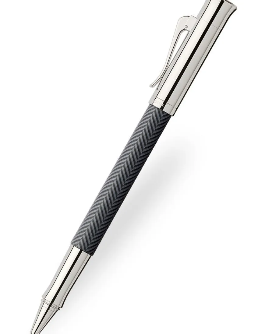 Graf von Faber-Castell Guilloche Black Cisele Rollerball Pen