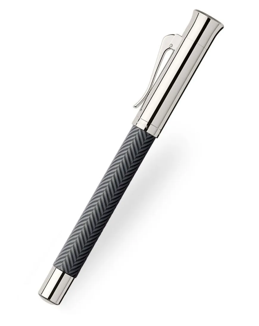 Graf von Faber-Castell Guilloche Black Cisele Rollerball Pen