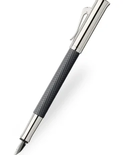 Graf von Faber-Castell Guilloche Black Cisele Fountain Pen