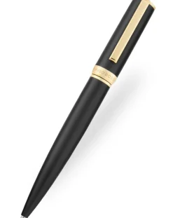 Hugo Boss Arche Double B Black & Gold Ballpoint Pen