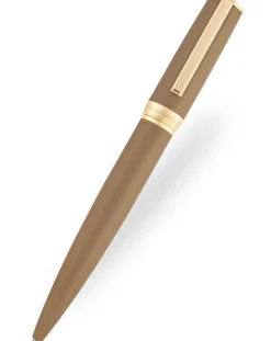 Hugo Boss Arche Double B Camel Ballpoint Pen