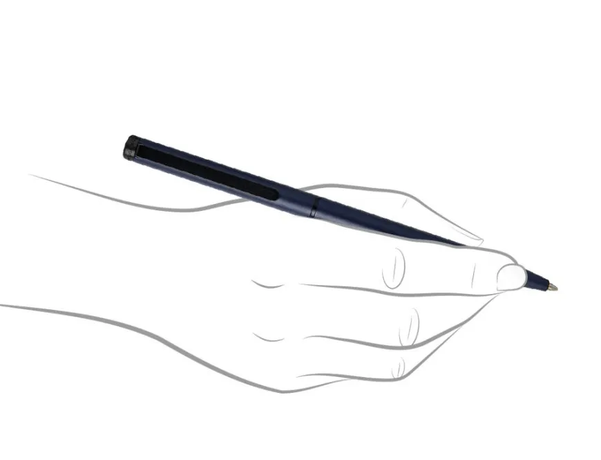 Hugo Boss Cloud Matte Medieval Blue Ballpoint Pen