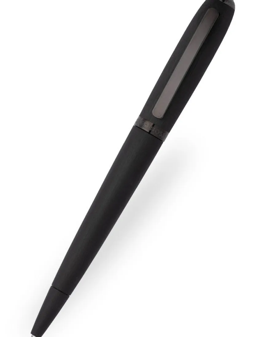 Hugo Boss Contour Brushed Black Ballpoint Pen