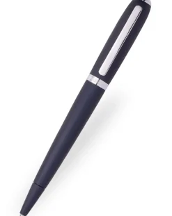 Hugo Boss Contour Brushed Navy Ballpoint Pen