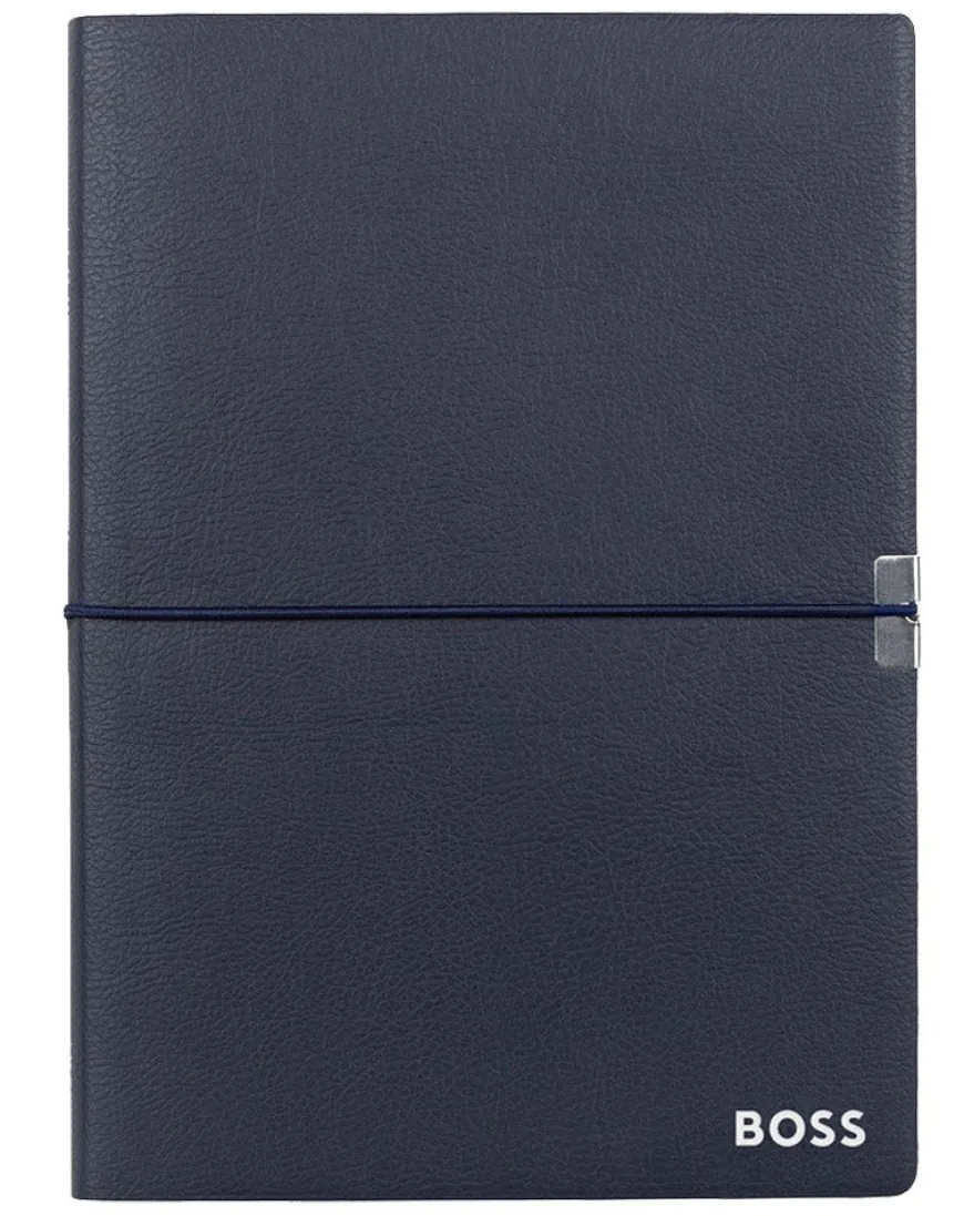 Hugo Boss Elegance Storyline Navy A5 Notebook