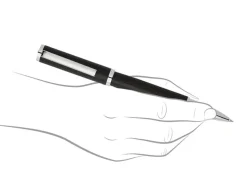 Hugo Boss Formation Herringbone Chrome Rollerball Pen