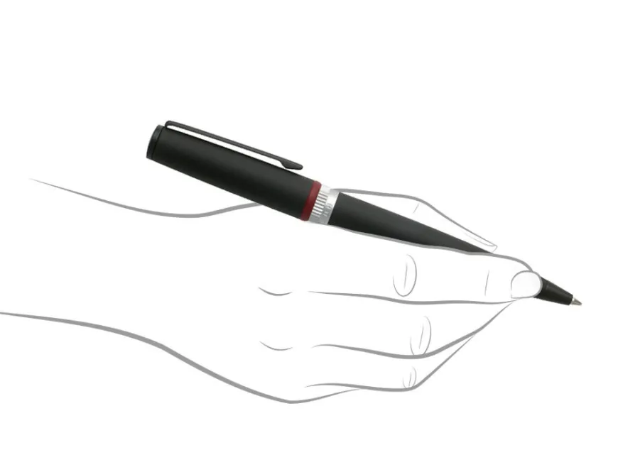 Hugo Boss Gear Black Ballpoint Pen