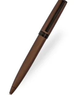 Hugo Boss Gear Brushed Khaki Ballpoint Pen