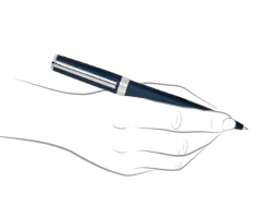 Hugo Boss Gear Brushed Navy Ballpoint Pen