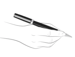 Hugo Boss Gear Icon Black Rollerball Pen