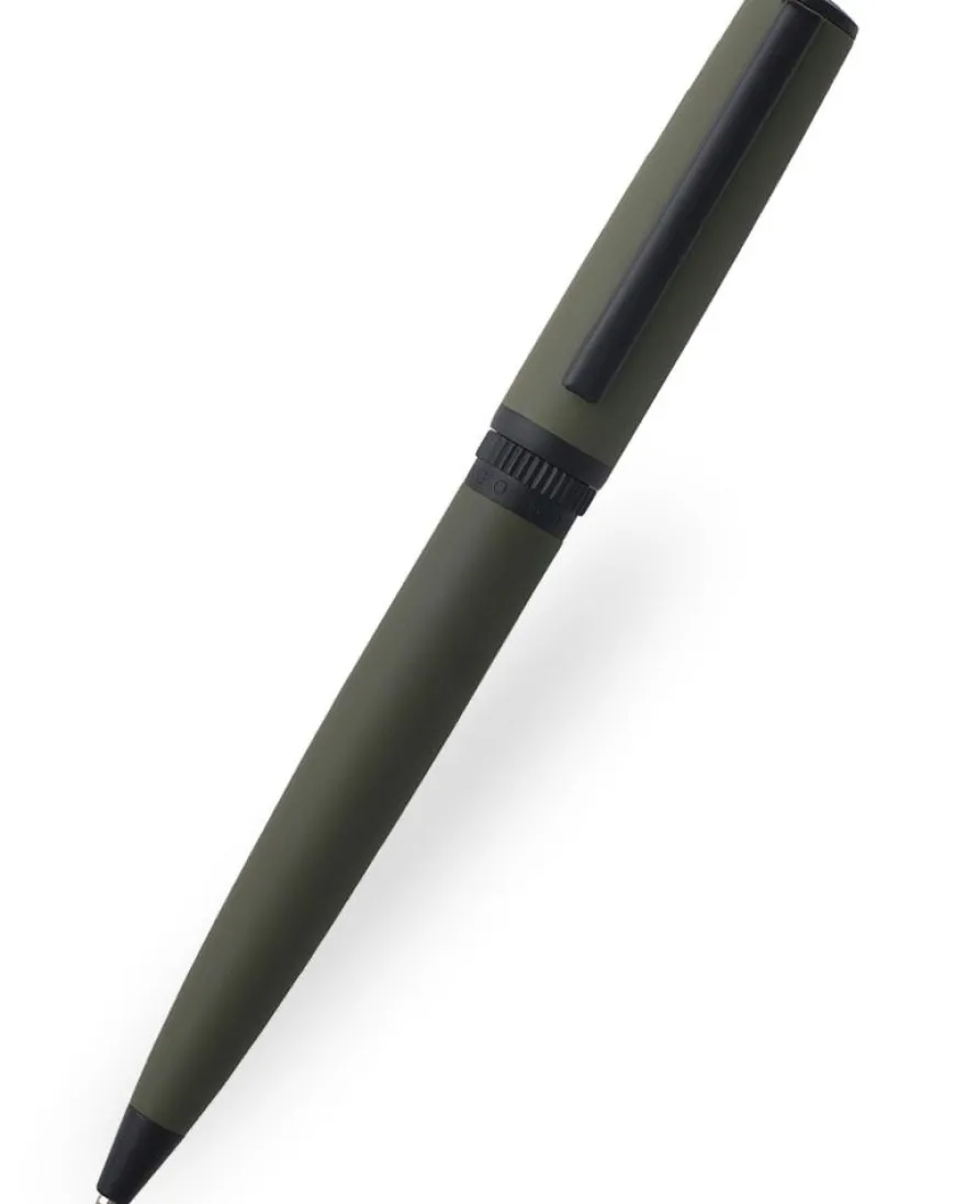 Hugo Boss Gear Matrix Khaki Ballpoint Pen