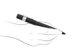 Hugo Boss Gear Pinstripe Black Ballpoint Pen
