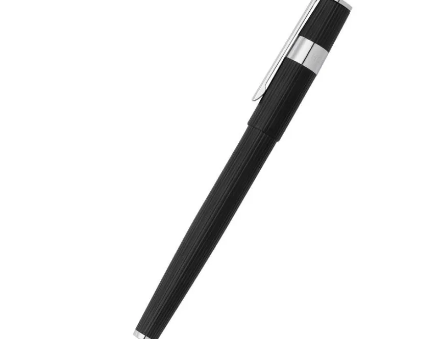 Hugo Boss Gear Pinstripe Black Fountain Pen