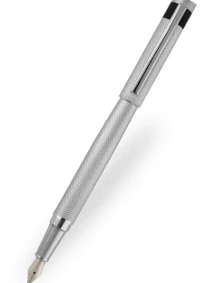 Hugo Boss Loop Diamond Chrome Fountain Pen