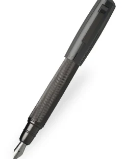 Hugo Boss Pure Matte Dark Chrome Fountain Pen