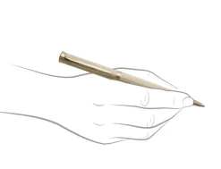 Hugo Boss Sophisticated Gold Diamond Ballpoint Pen