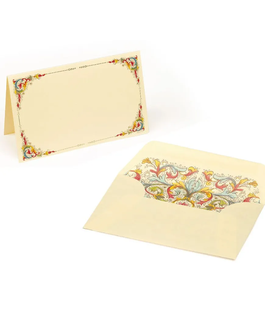 Kartos Set of 10 Medium Folded Cards & Envelopes - Florentia
