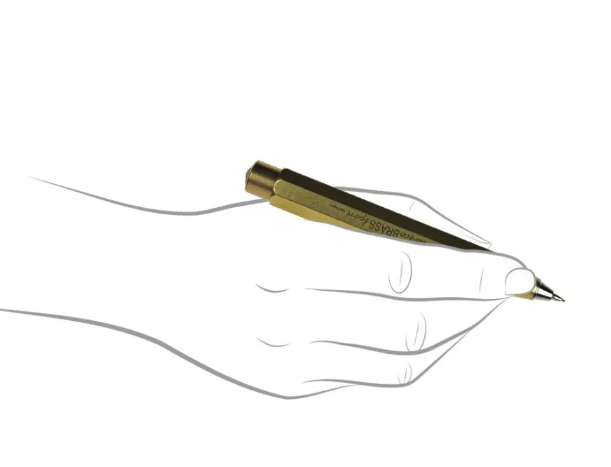 Kaweco Brass Sport Push Pencil