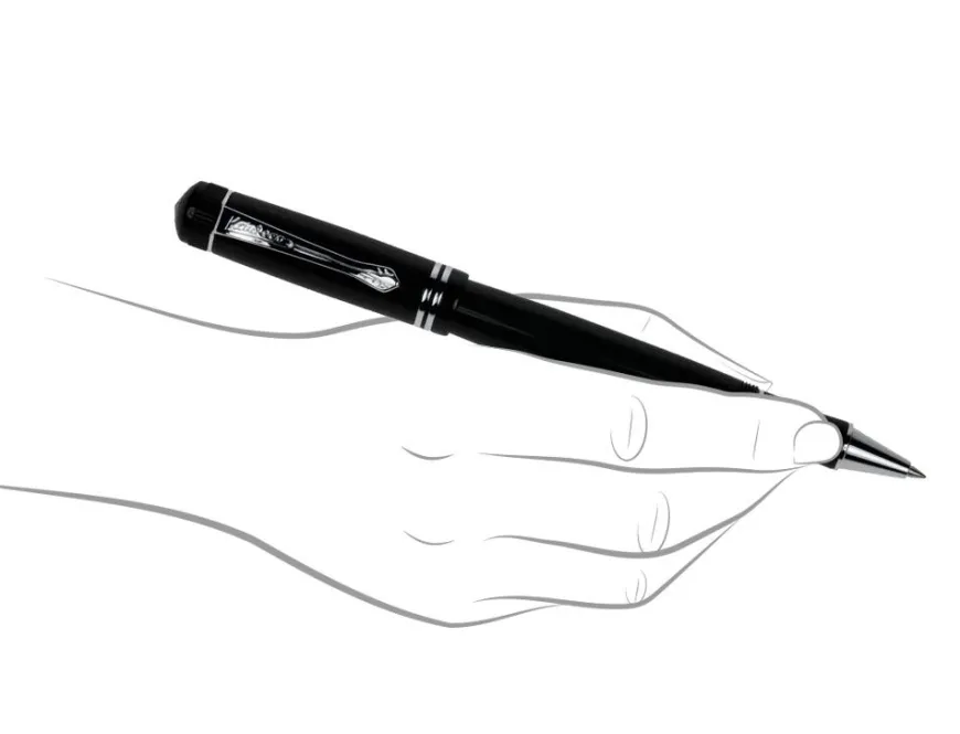 Kaweco DIA 2 Black Chrome Trim Rollerball Pen