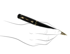 Kaweco DIA 2 Black Gold Trim Pencil