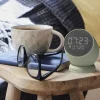 Kreafunk Bell Alarm Clock with Sound – Dusty Olive